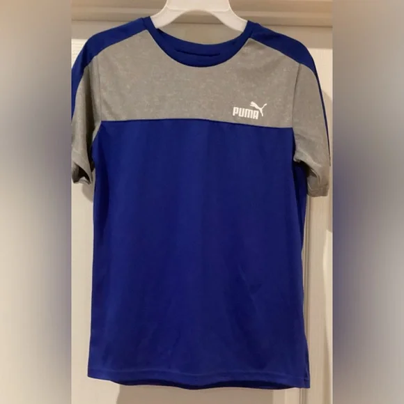 PUMA Boys' Logo T-Shirt Size L(14/16) - Picture 1 of 4